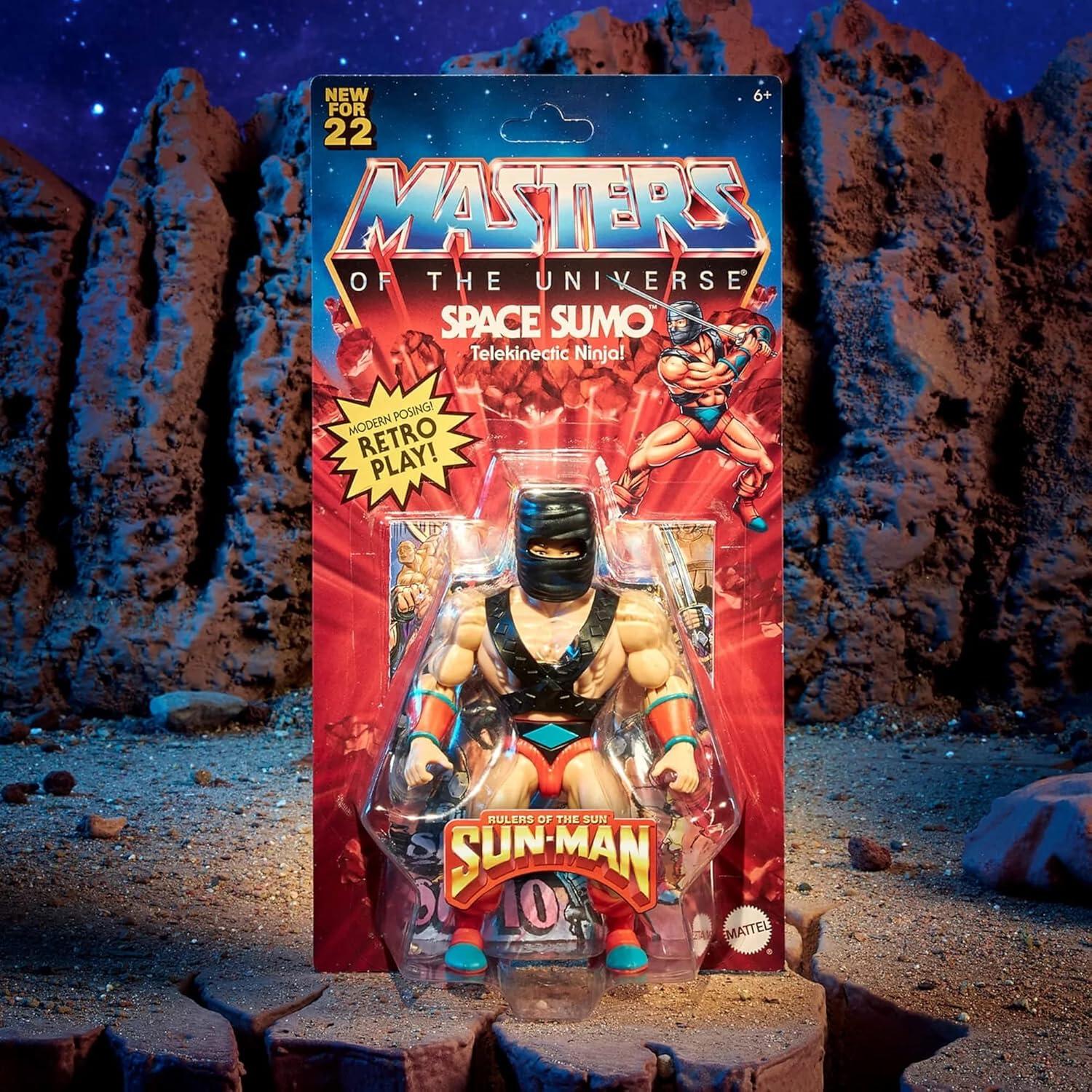 Figura de Acción Sun-Man Maestros del Universo 13.97 cm Mattel