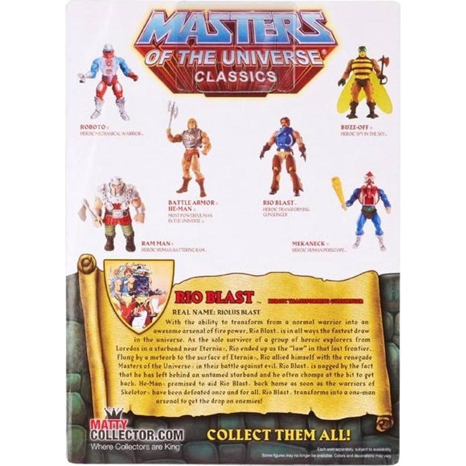 Figura de Acción Rio Blast Maestros del Universo Clásicos