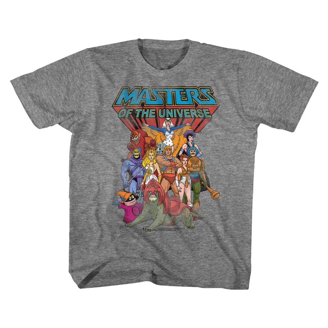 Camiseta para Niños Masters of the Universe Gris Pequeño