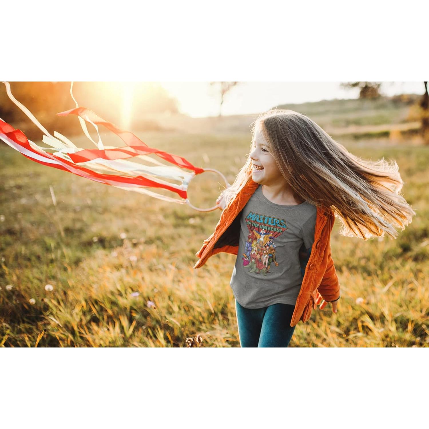 Camiseta para Niños Masters of the Universe Gris Pequeño