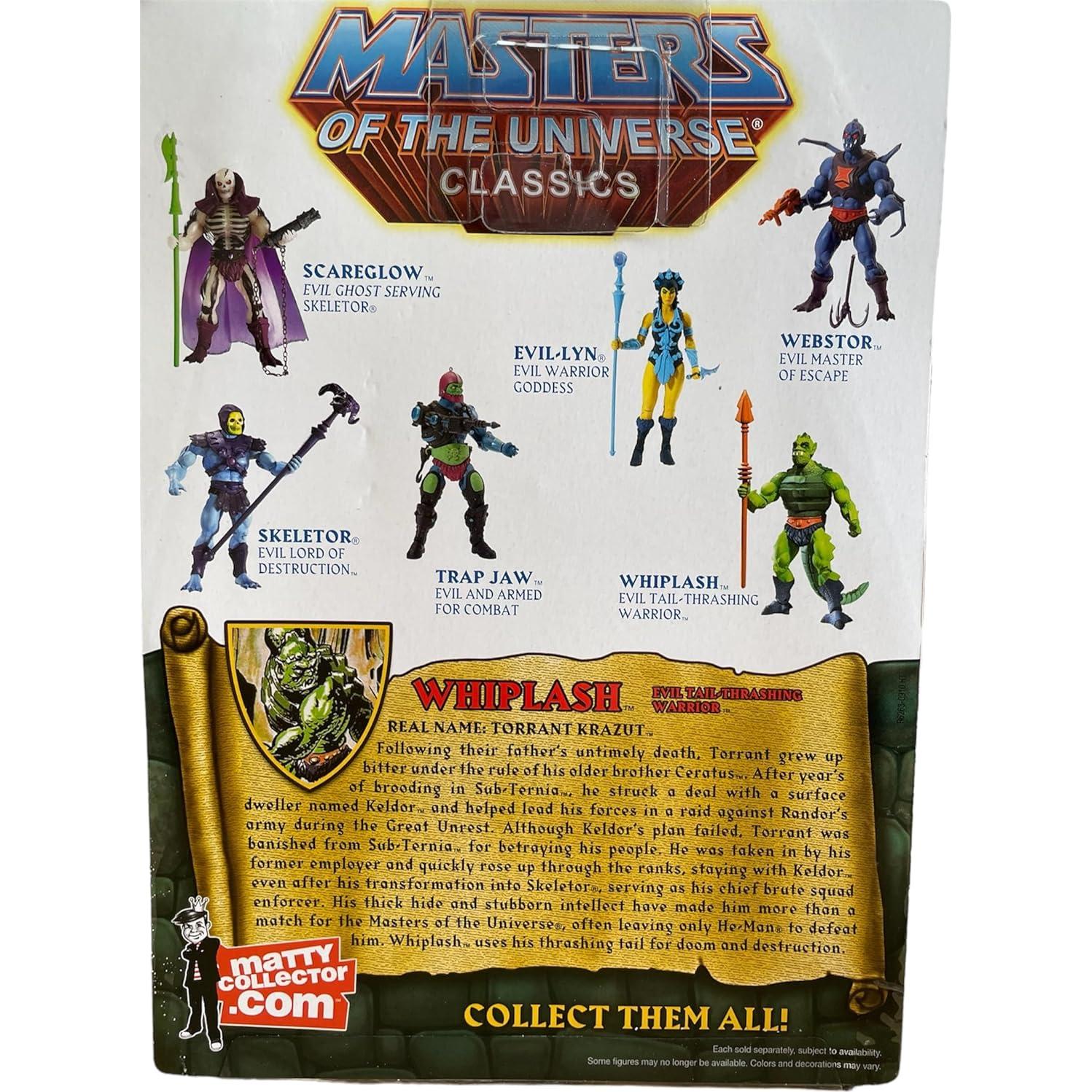 Figura de acción Whiplash Masters of the Universe Mattel 23.6cm