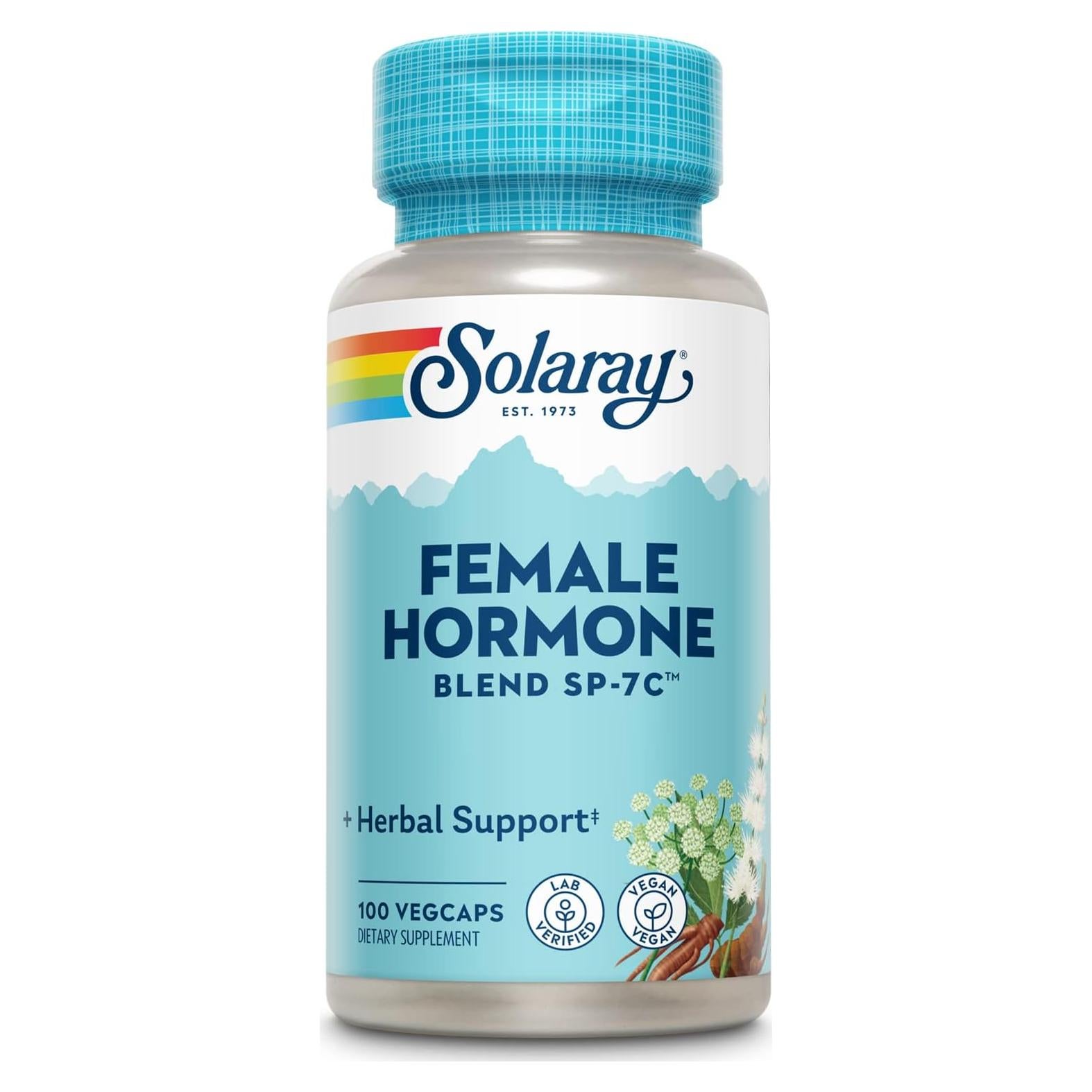 Suplemento Hormonas Femeninas Solaray SP-7C | 100 VegCaps