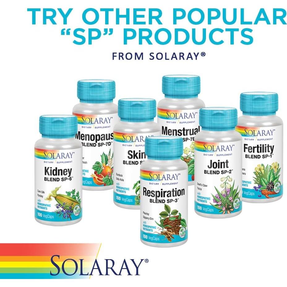 Suplemento Hormonas Femeninas Solaray SP-7C | 100 VegCaps