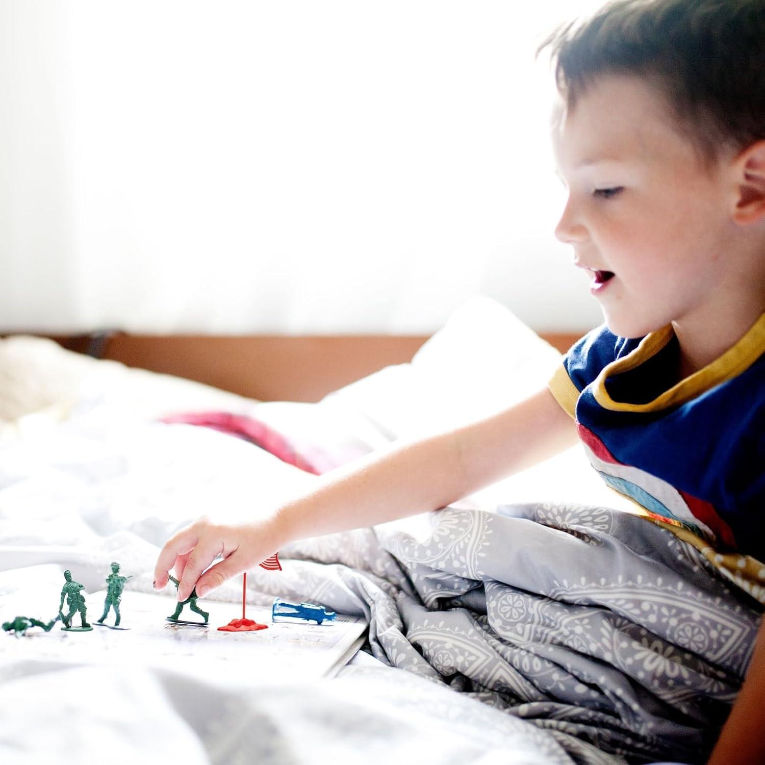 Juego de Soldados de Plástico Miniatura Juvale 200 Piezas