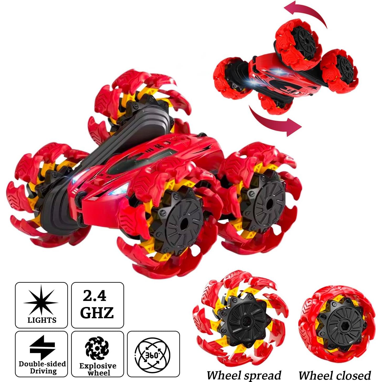 Coche de Control Remoto RC Doble Lado 360° LED Shantou