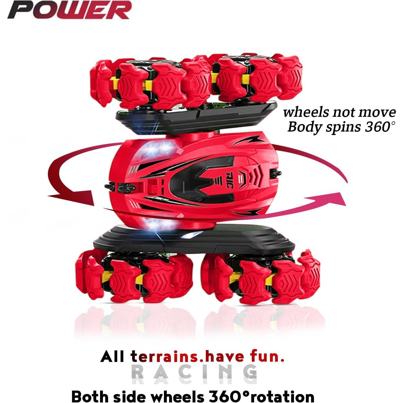 Coche de Control Remoto RC Doble Lado 360° LED Shantou