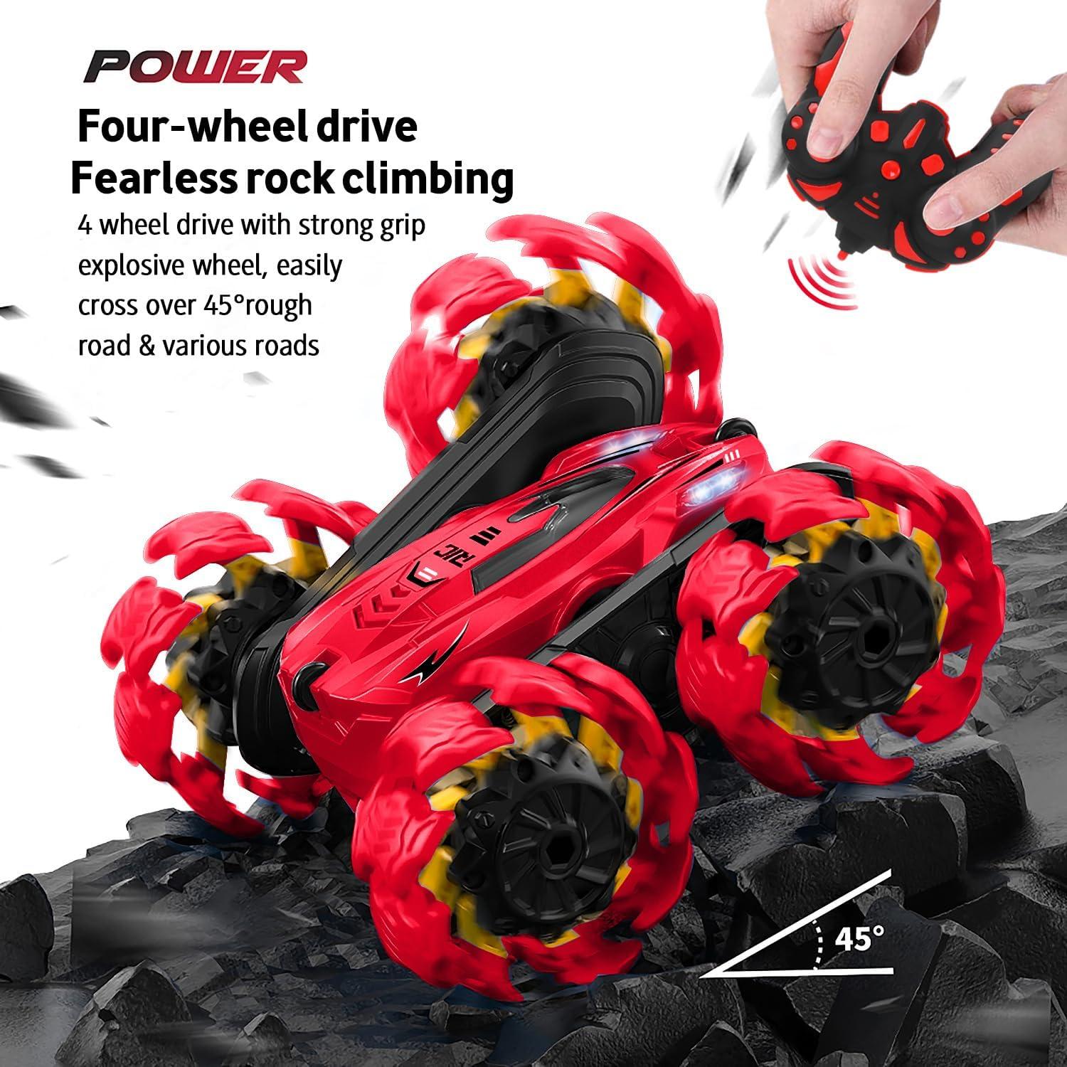 Coche de Control Remoto RC Doble Lado 360° LED Shantou