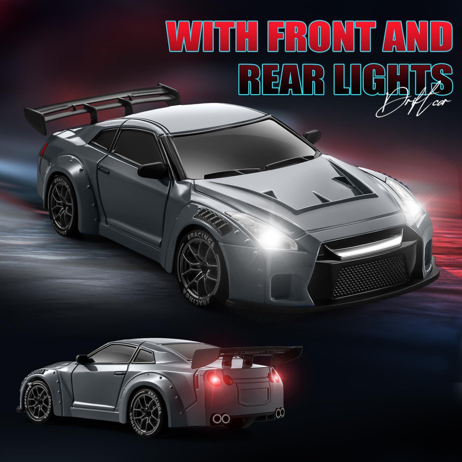 Coche RC Drift ACAMMZAR 1:24 20KM/H 4WD con Luces y Neumáticos