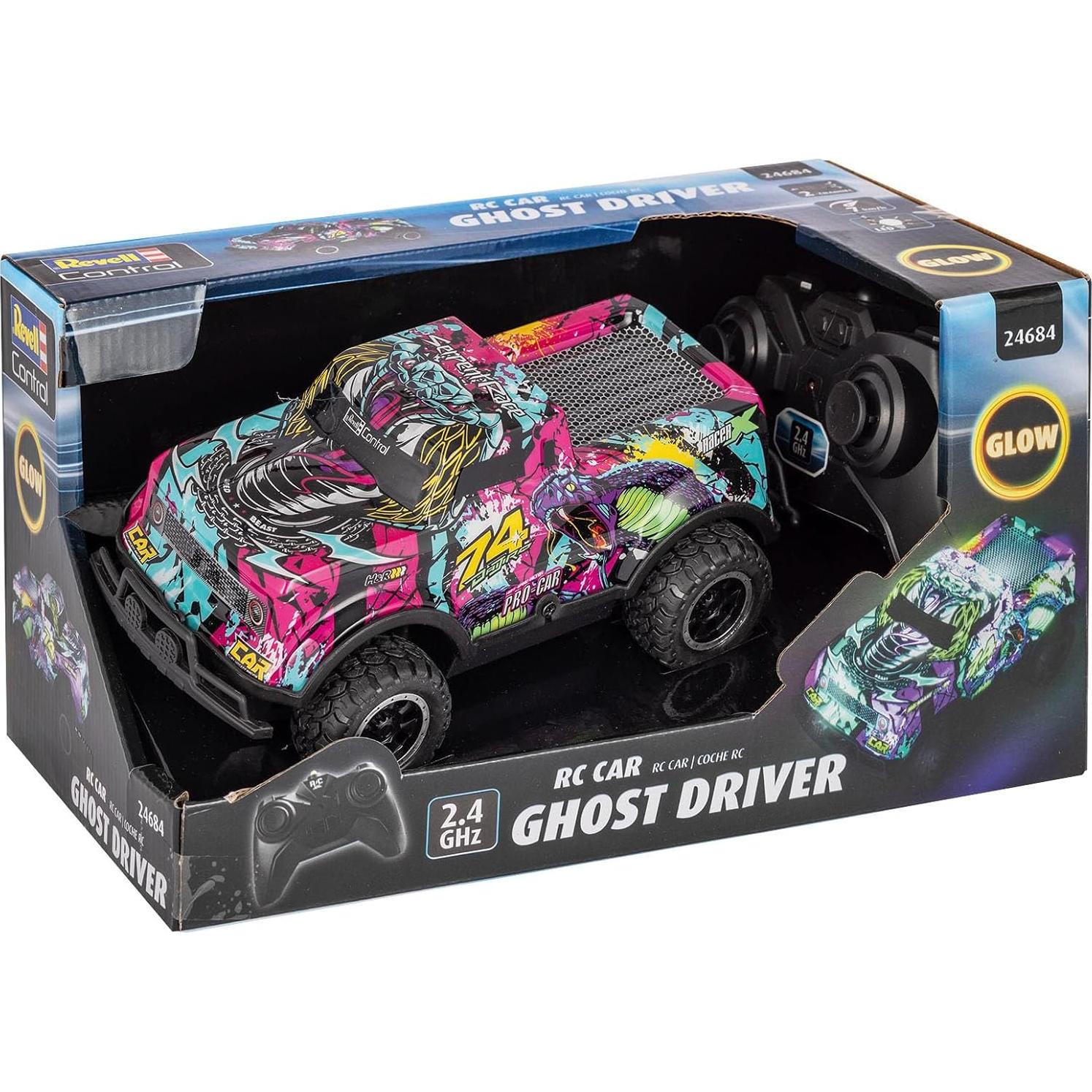 Coche de Control Remoto Revell Ghost Driver Iluminado 17.5cm