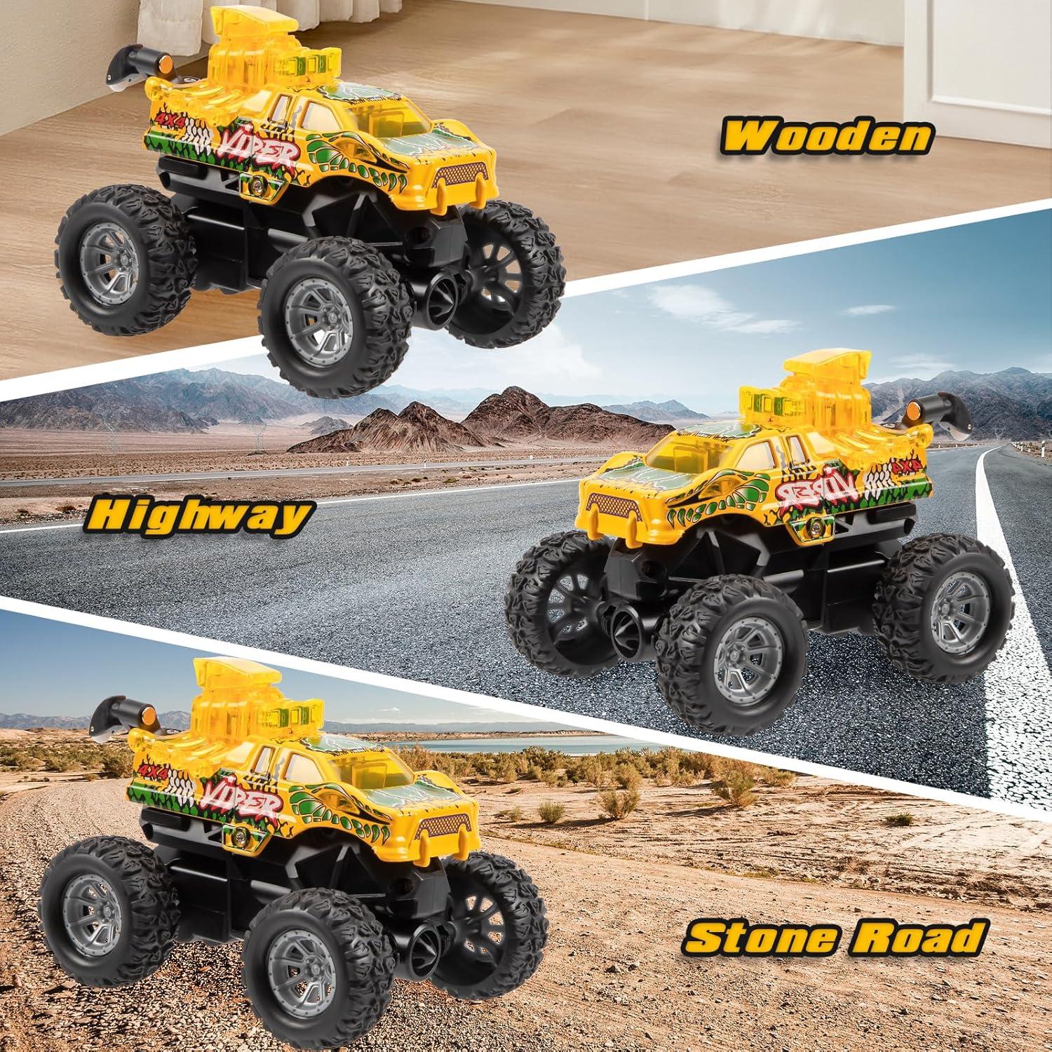 Coche de Control Remoto TOHIBEE Amarillo 2.4GHz para Niños