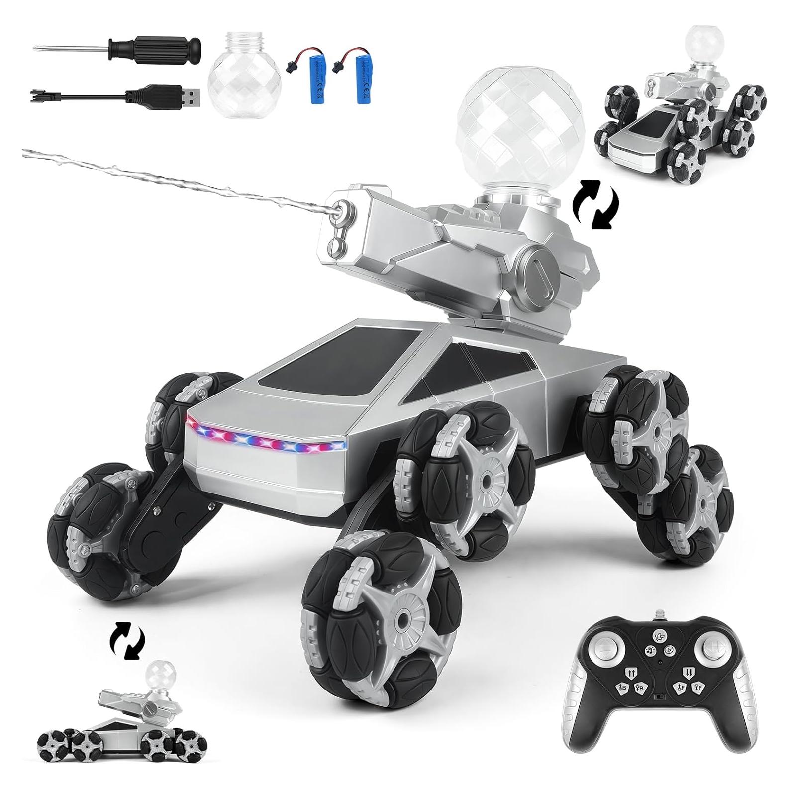 Coche Acrobático RC 8WD AYYBF Todo Terreno 19.5x16.5cm