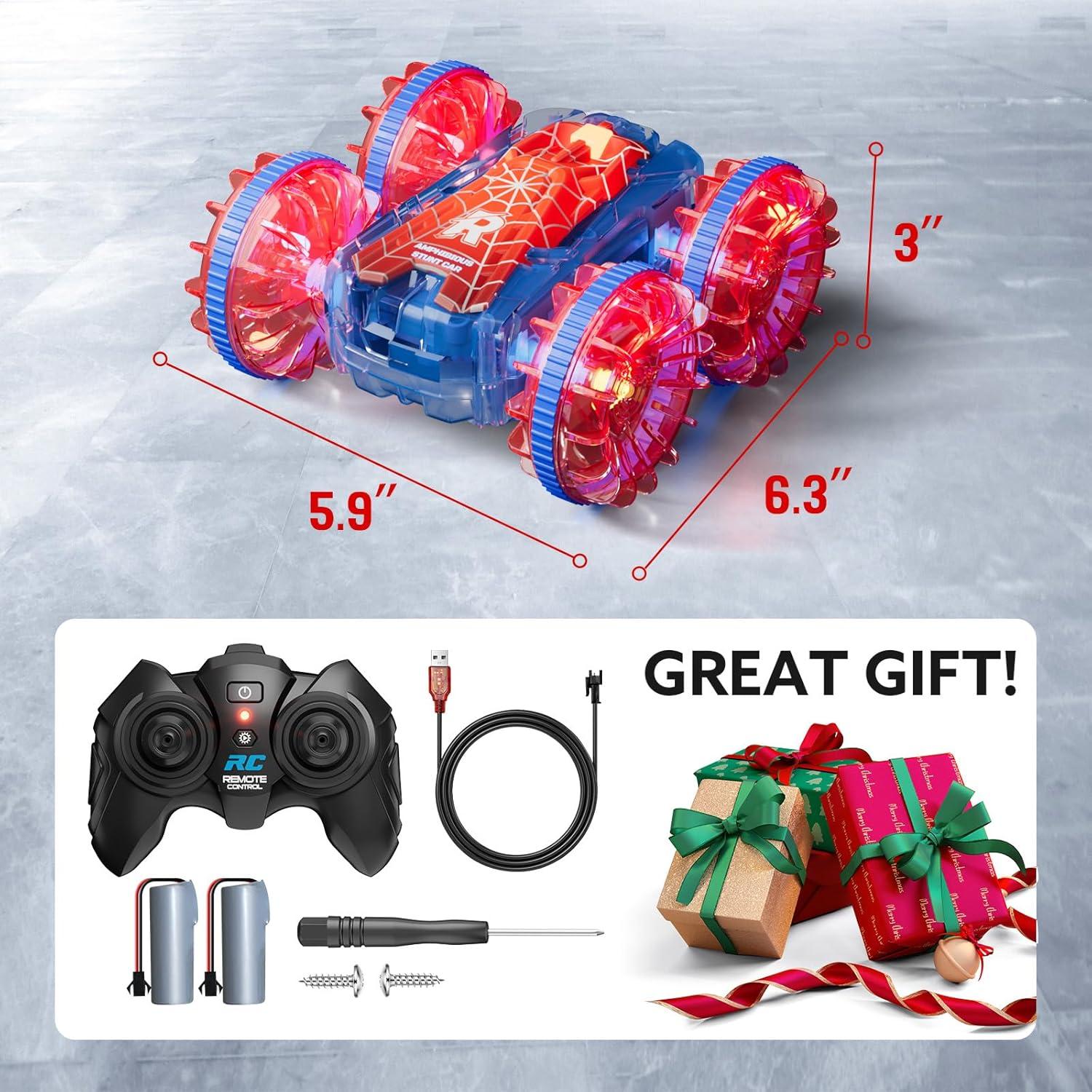 Coche RC Acuático Impermeable RENLOG YL103 4WD LED 70 Min