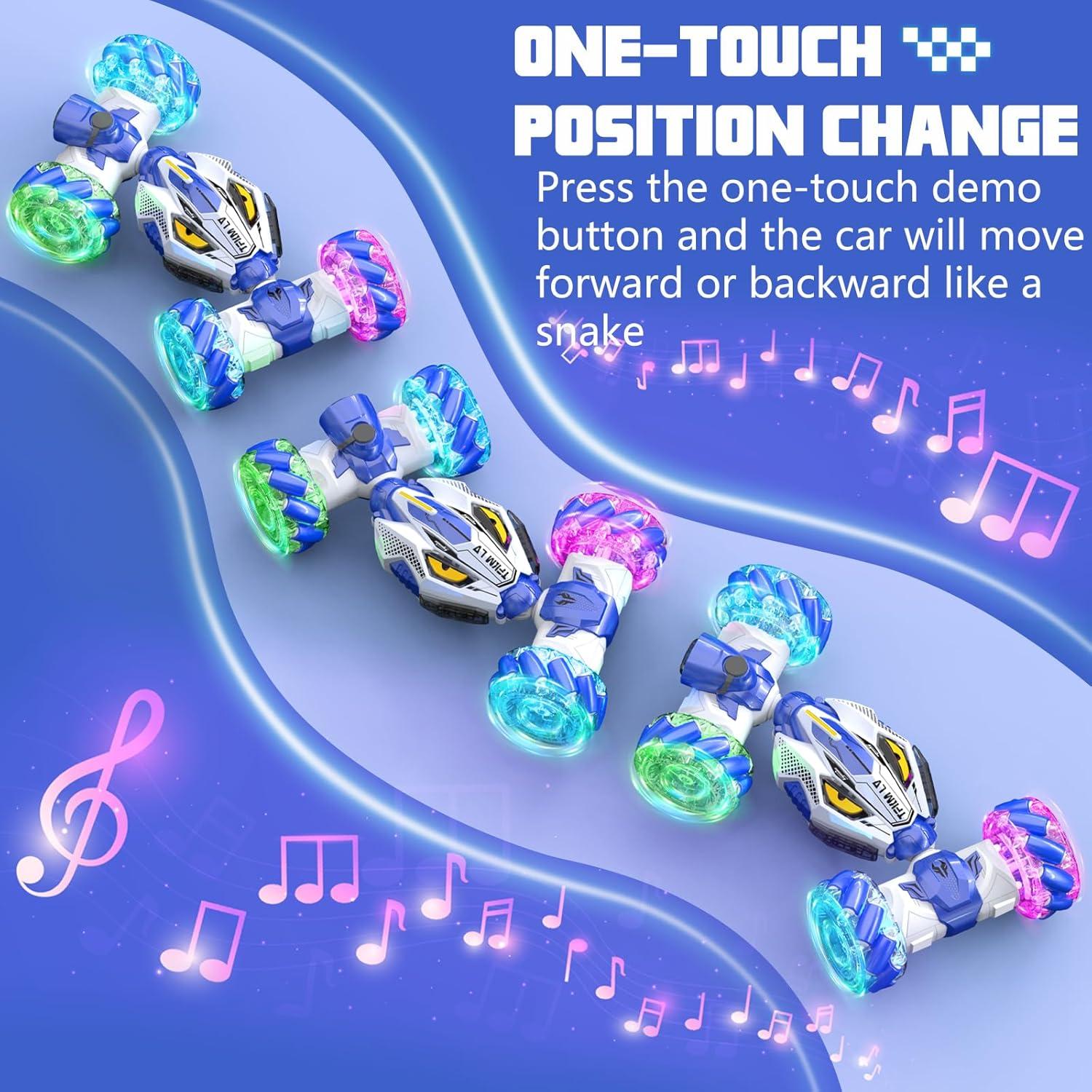 Coche de Acrobacias RC FLUESTON 4WD Detección de Gestos