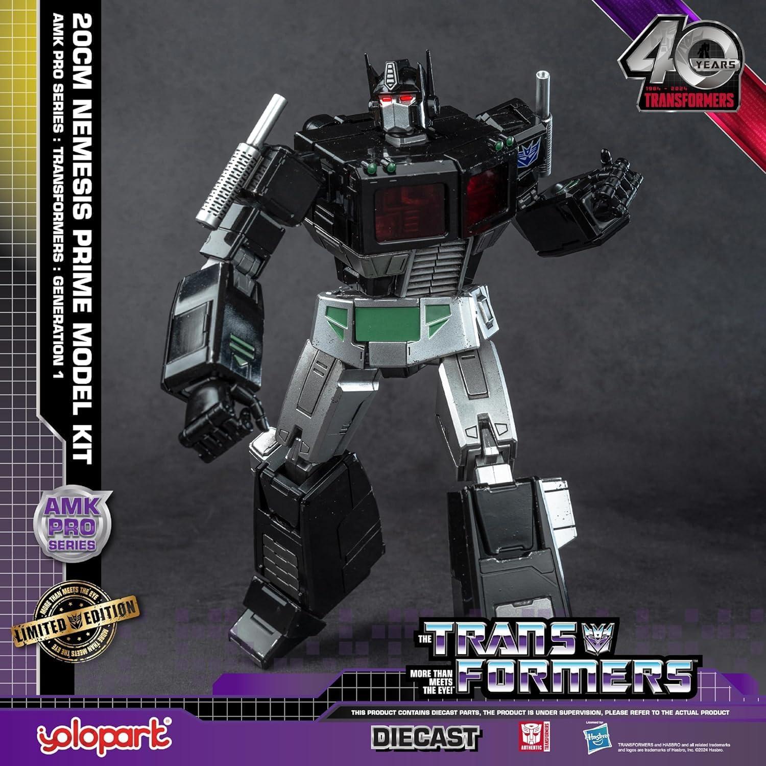 Figura de Acción Transformers G1 Nemesis Prime YOLOPARK 20 cm