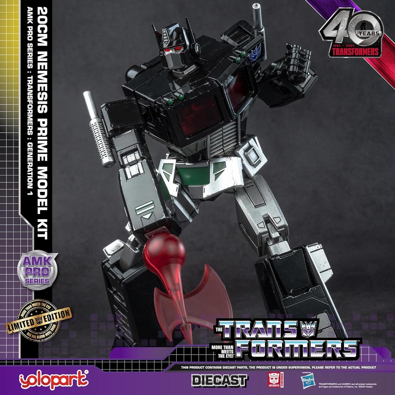 Figura de Acción Transformers G1 Nemesis Prime YOLOPARK 20 cm