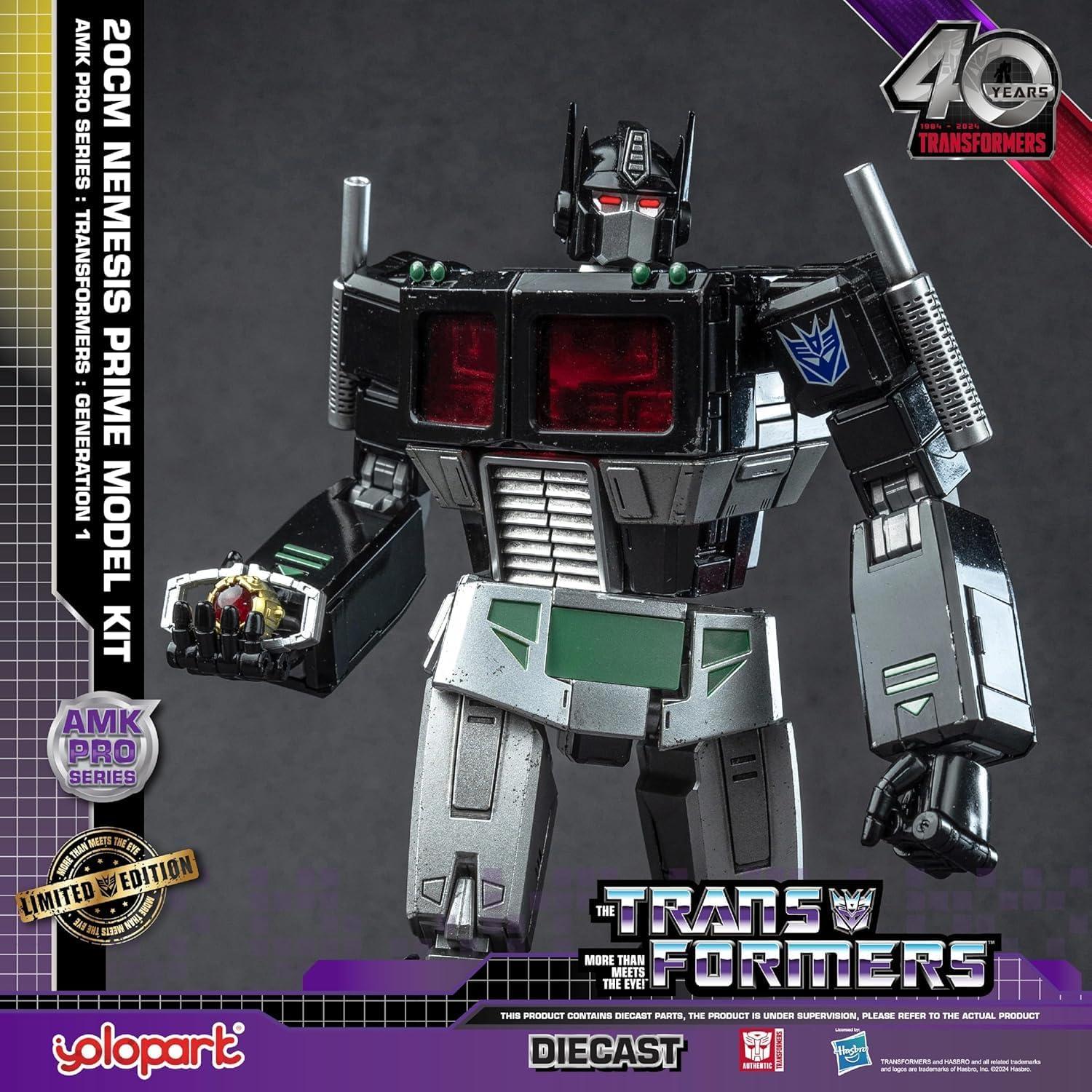 Figura de Acción Transformers G1 Nemesis Prime YOLOPARK 20 cm