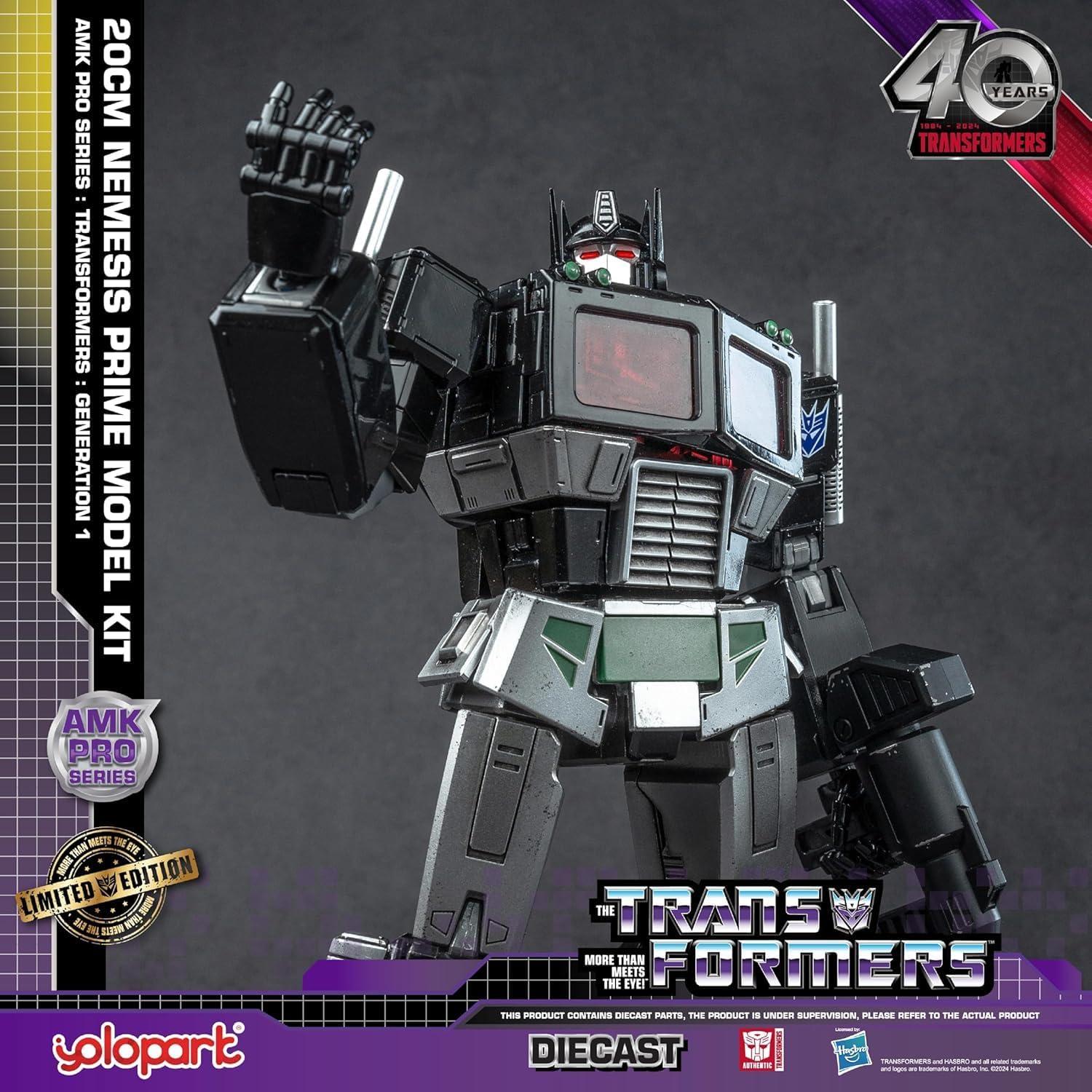Figura de Acción Transformers G1 Nemesis Prime YOLOPARK 20 cm