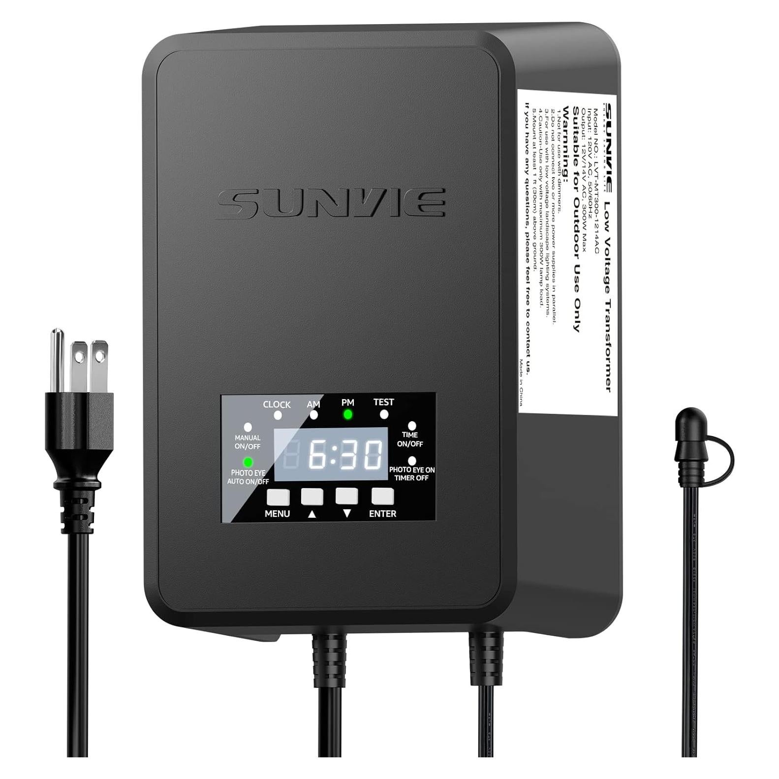 Transformador de Iluminación de Paisaje SUNVIE 200W 12V/14V