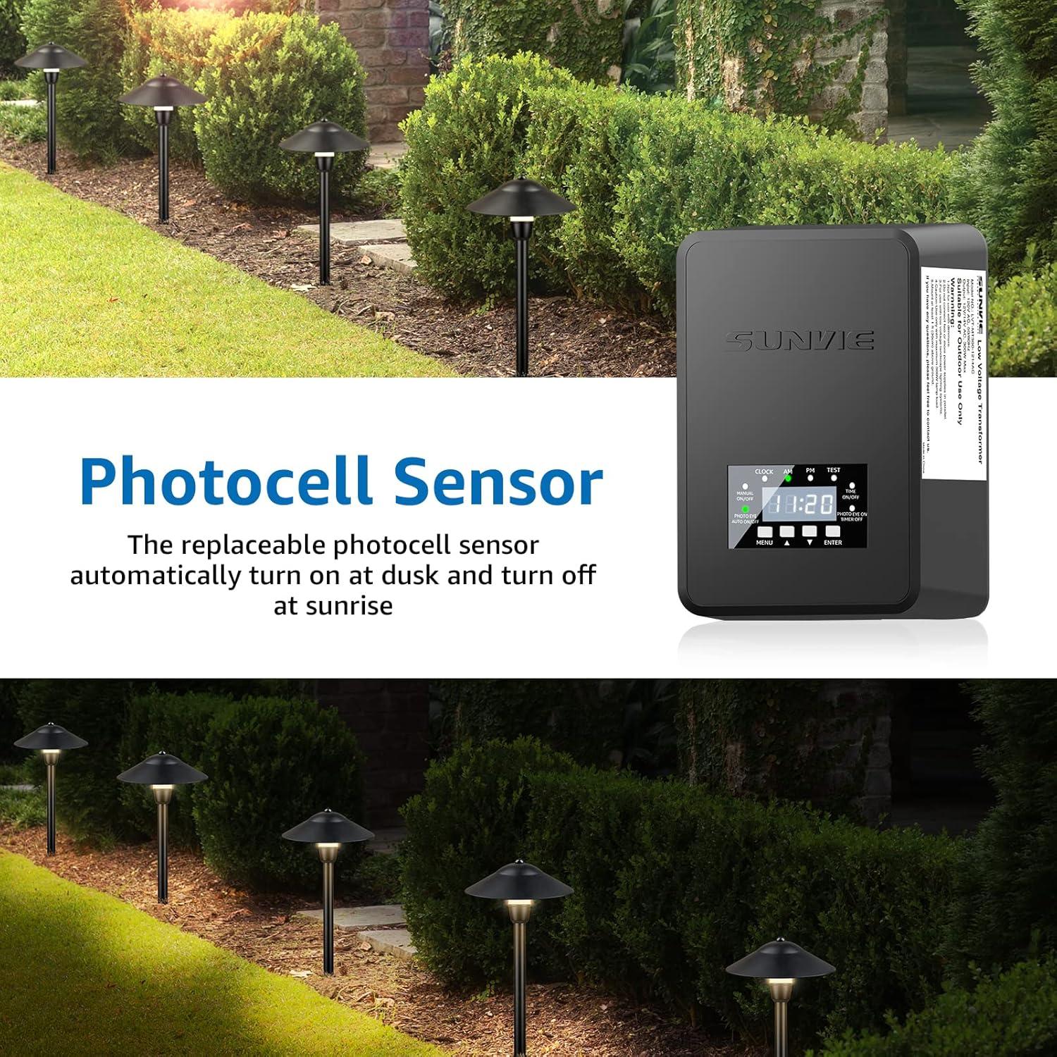 Transformador de Iluminación de Paisaje SUNVIE 200W 12V/14V