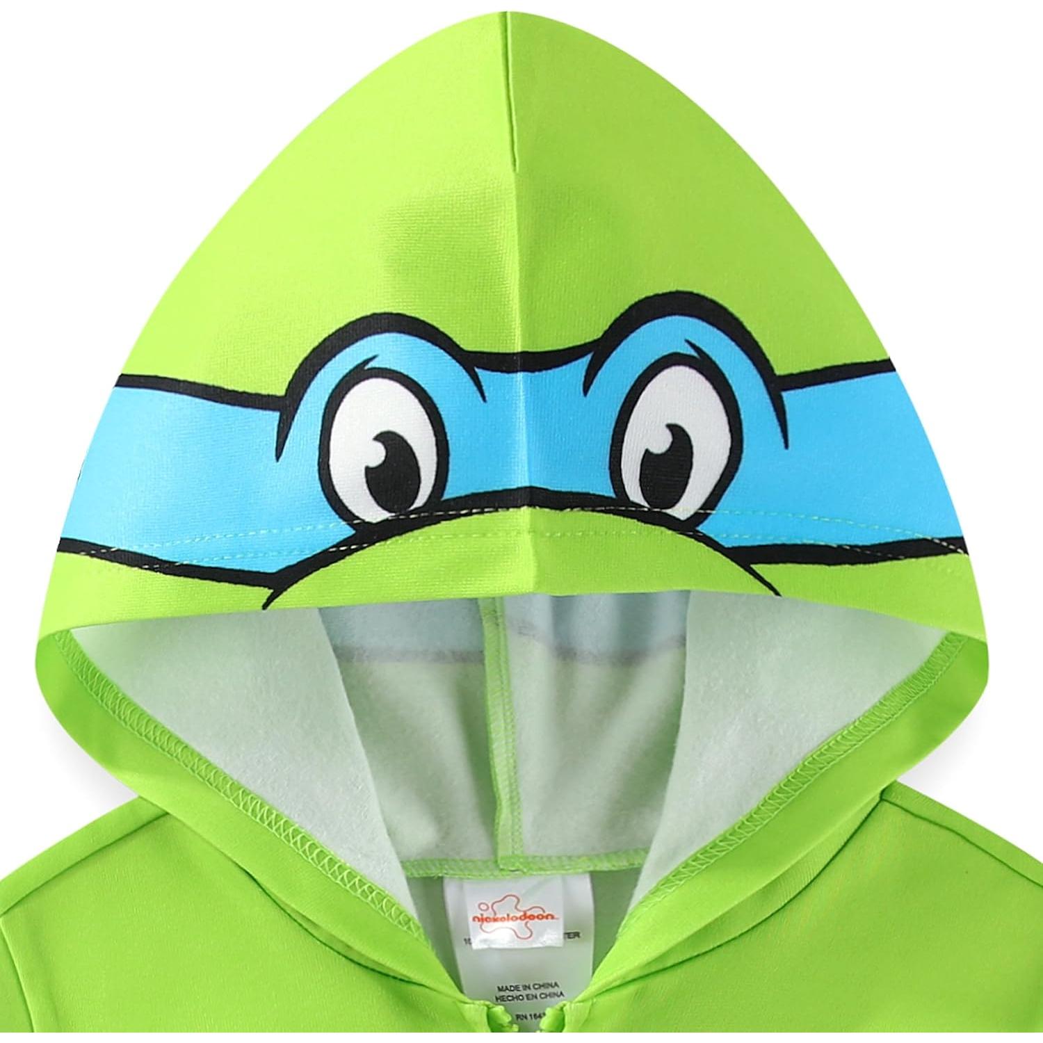 Sudadera con capucha Nickelodeon TMNT Leonardo para niños