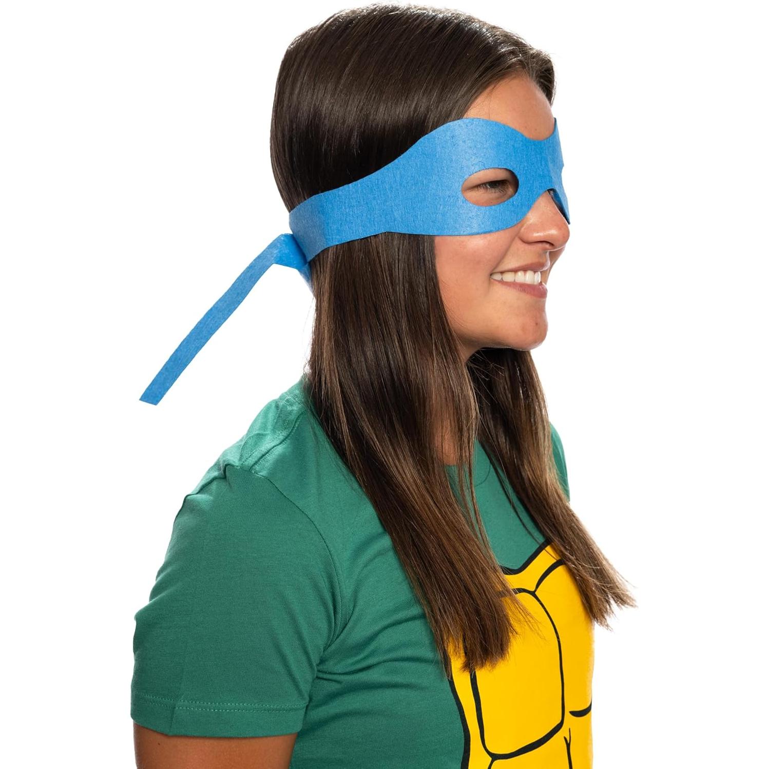 Disfraz de Halloween Tortugas Ninja TMNT con 4 Máscaras de Ojos