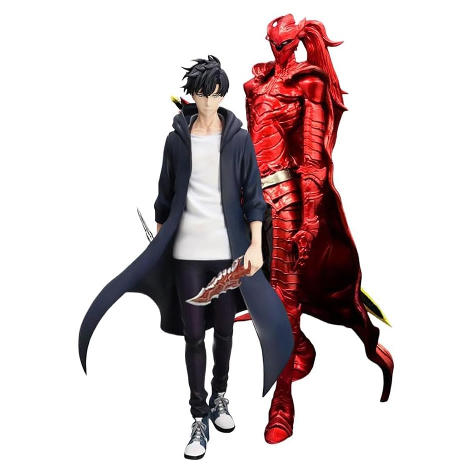 Figuras de Anime Sung Jin Woo e Igris 21cm y 24cm PVC HBGIAY