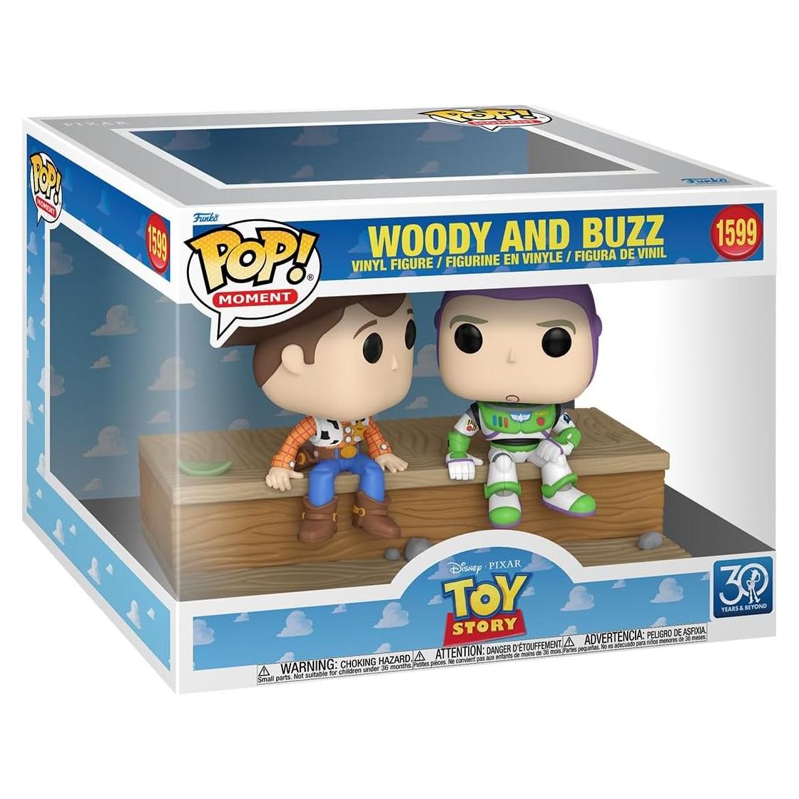 Funko Pop! Toy Story 30 Aniversario Woody y Buzz - Figura 12.7 cm