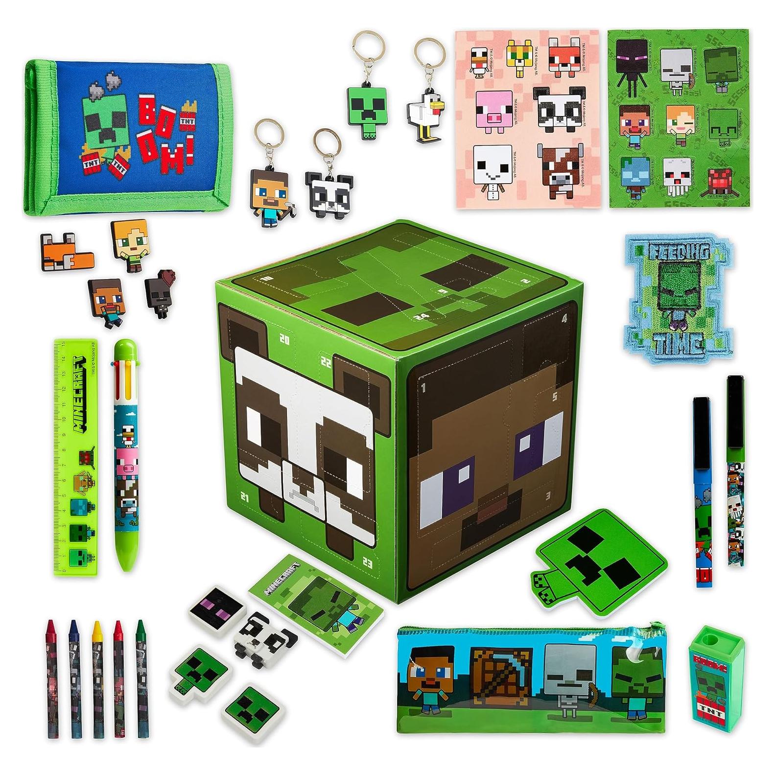 Calendario de Adviento Minecraft 2025 - 24 Sorpresas para Niños