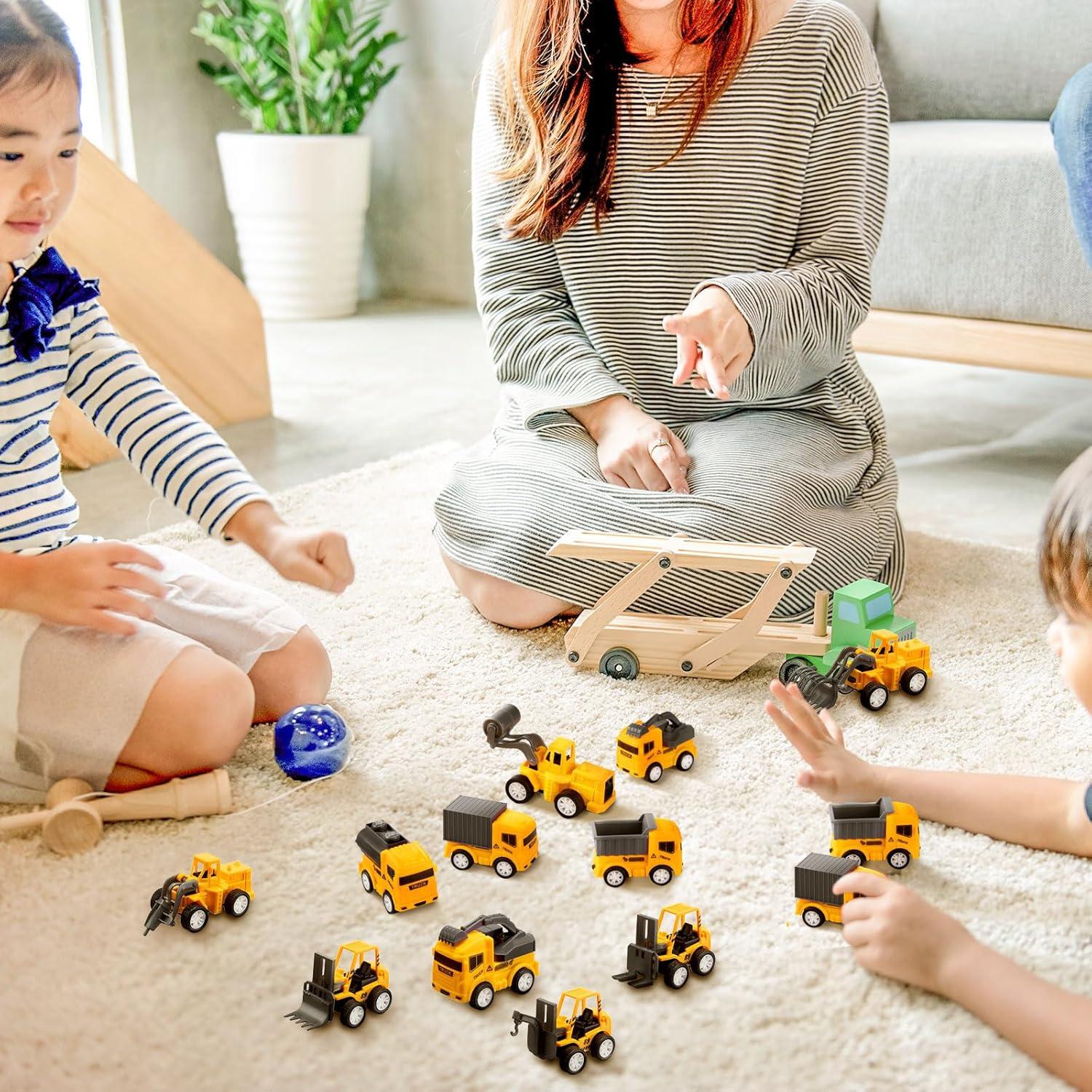 Juguetes de Construcción Libima 72 Pcs Vehículos Educativos