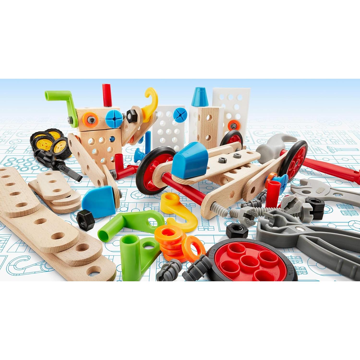 Juego de Construcción BRIO Constructor 34587 - 136 Piezas STEM