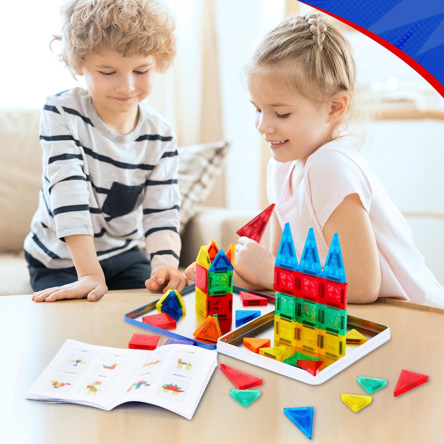 Set de 58 Mini Azulejos Magnéticos Gemmicc para Niños