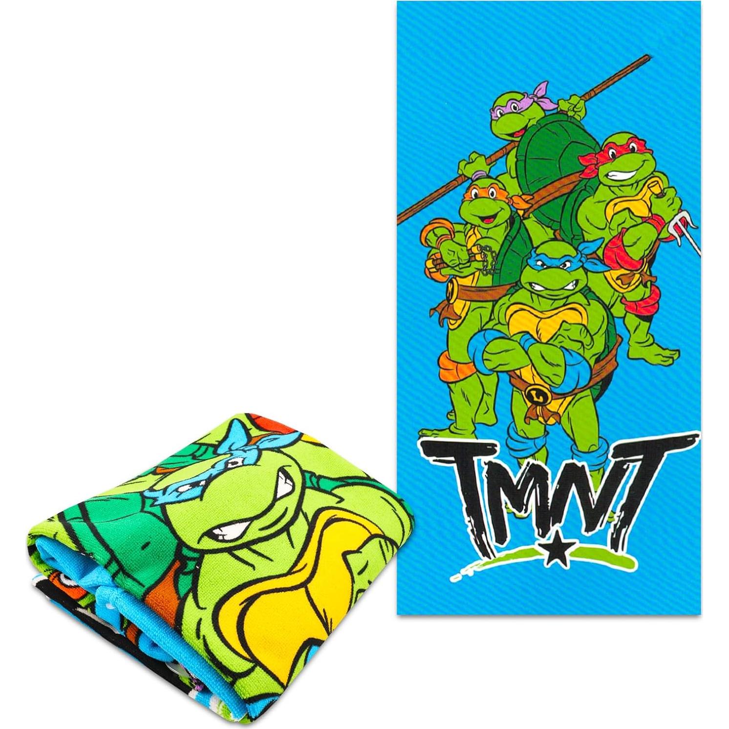 Juego de Toallas de Playa TMNT - Microfibra 137x69 cm