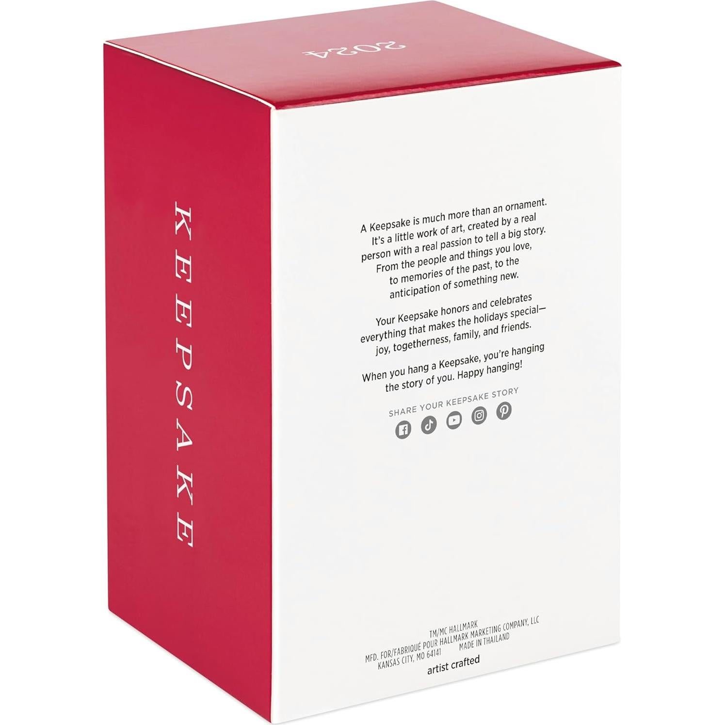 Adorno Navideño Hallmark 2024 Tortugas Ninja Rafael 8.49x10.80cm