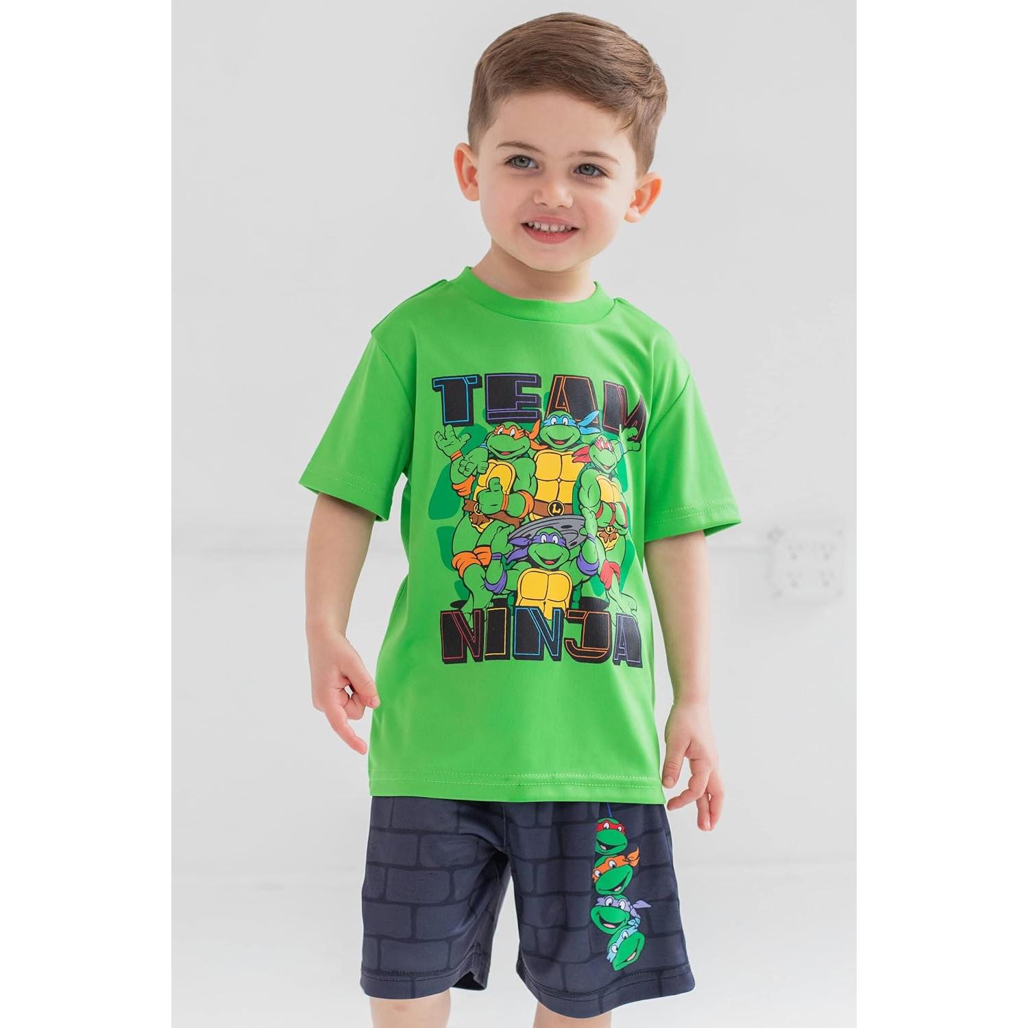 Conjunto 3 Piezas Tortugas Ninja Niños - Camiseta, Sin Mangas, Pantalones