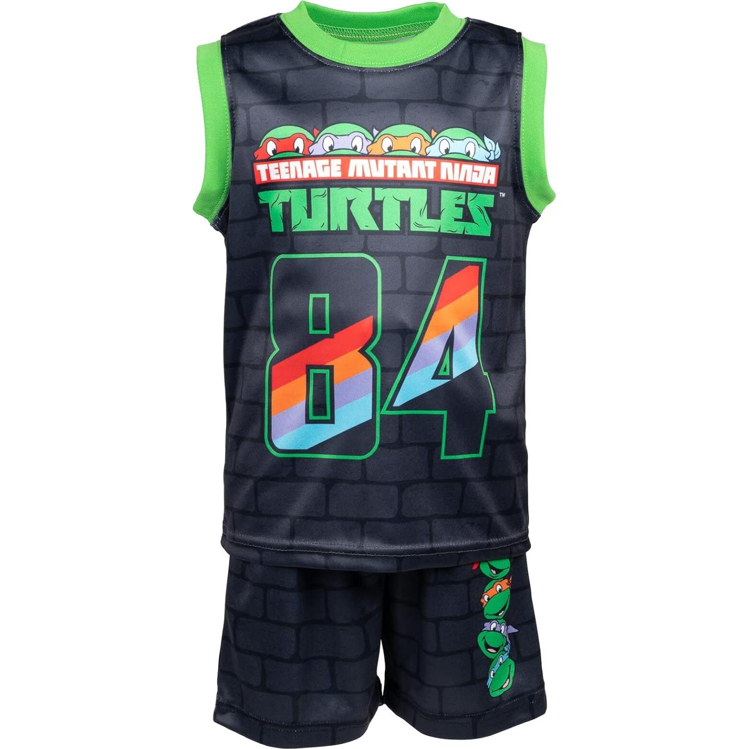 Conjunto 3 Piezas Tortugas Ninja Niños - Camiseta, Sin Mangas, Pantalones