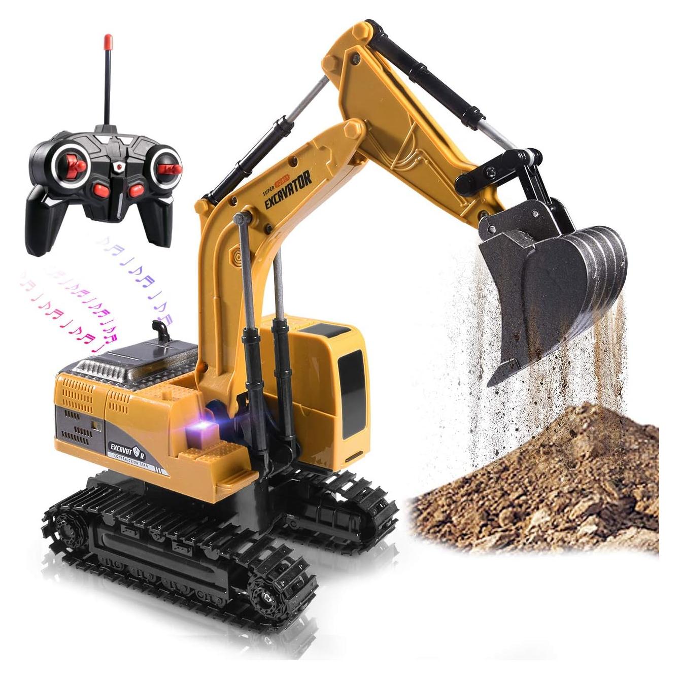 Excavadora RC Onadrive para Niños 3-8 Años - Juguete Educativo