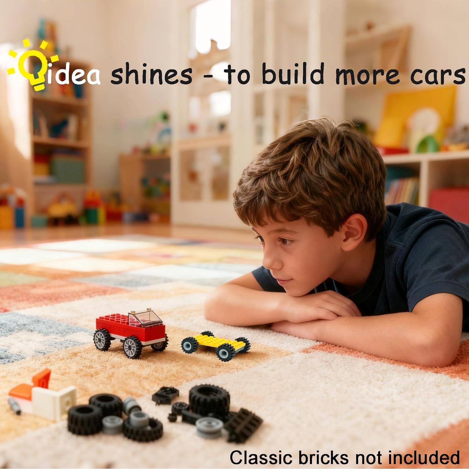 Conjunto de Ruedas y Ejes Pamvava - 298 Piezas para Juguetes