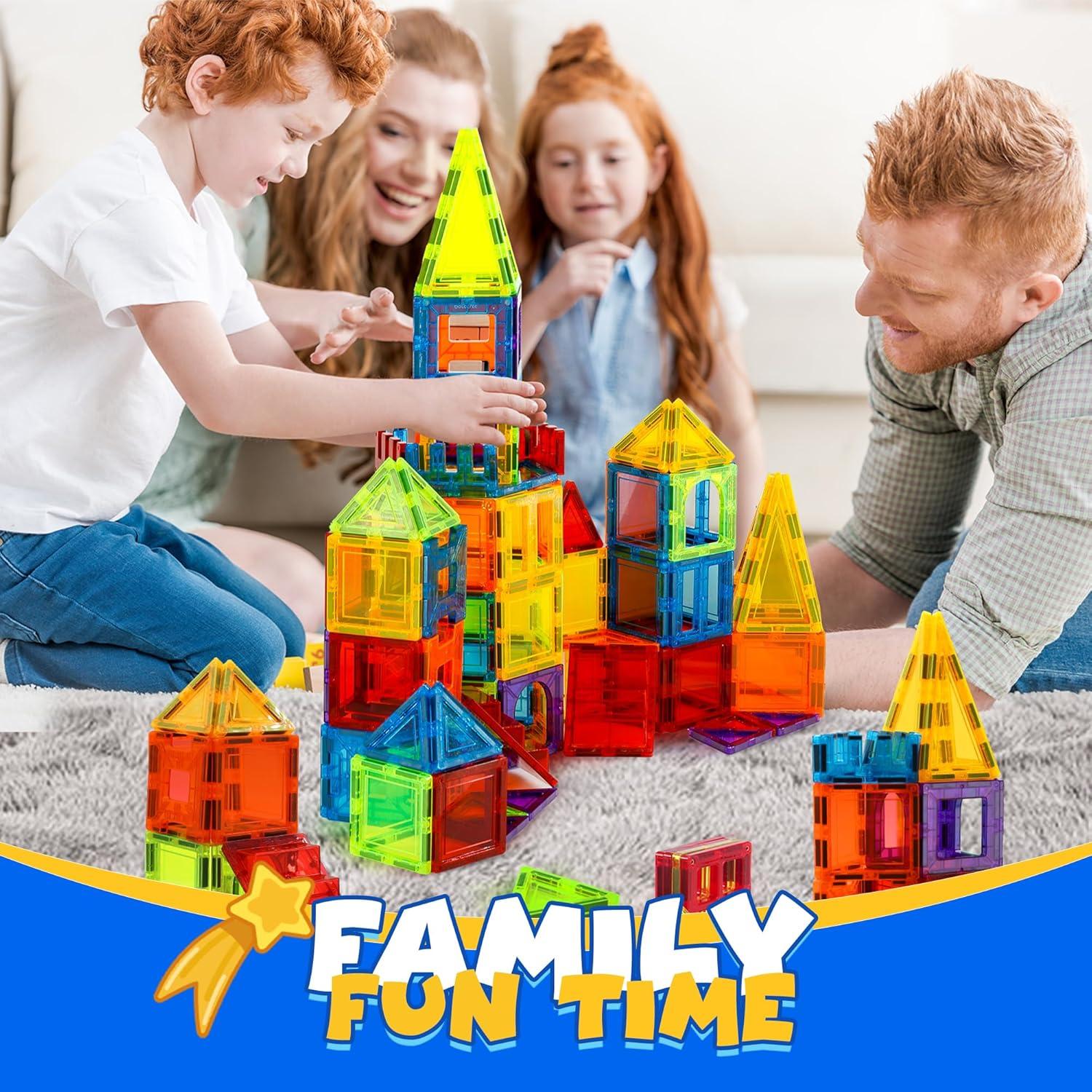 Bloques Magnéticos W WISE BLOCK 131 Piezas para Niños 3+