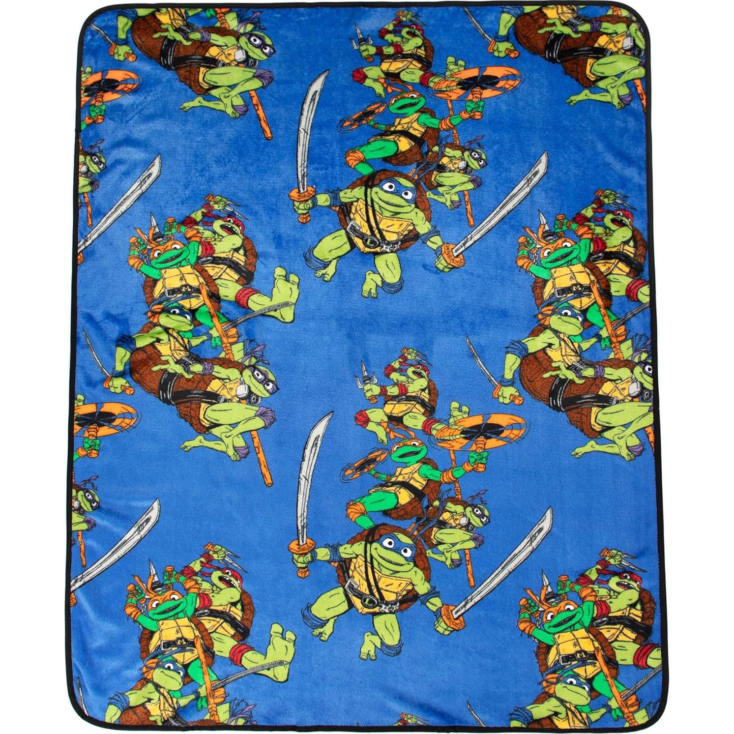 Set de Manta y Almohada Jay Franco Tortugas Ninja Leonardo 2 Piezas