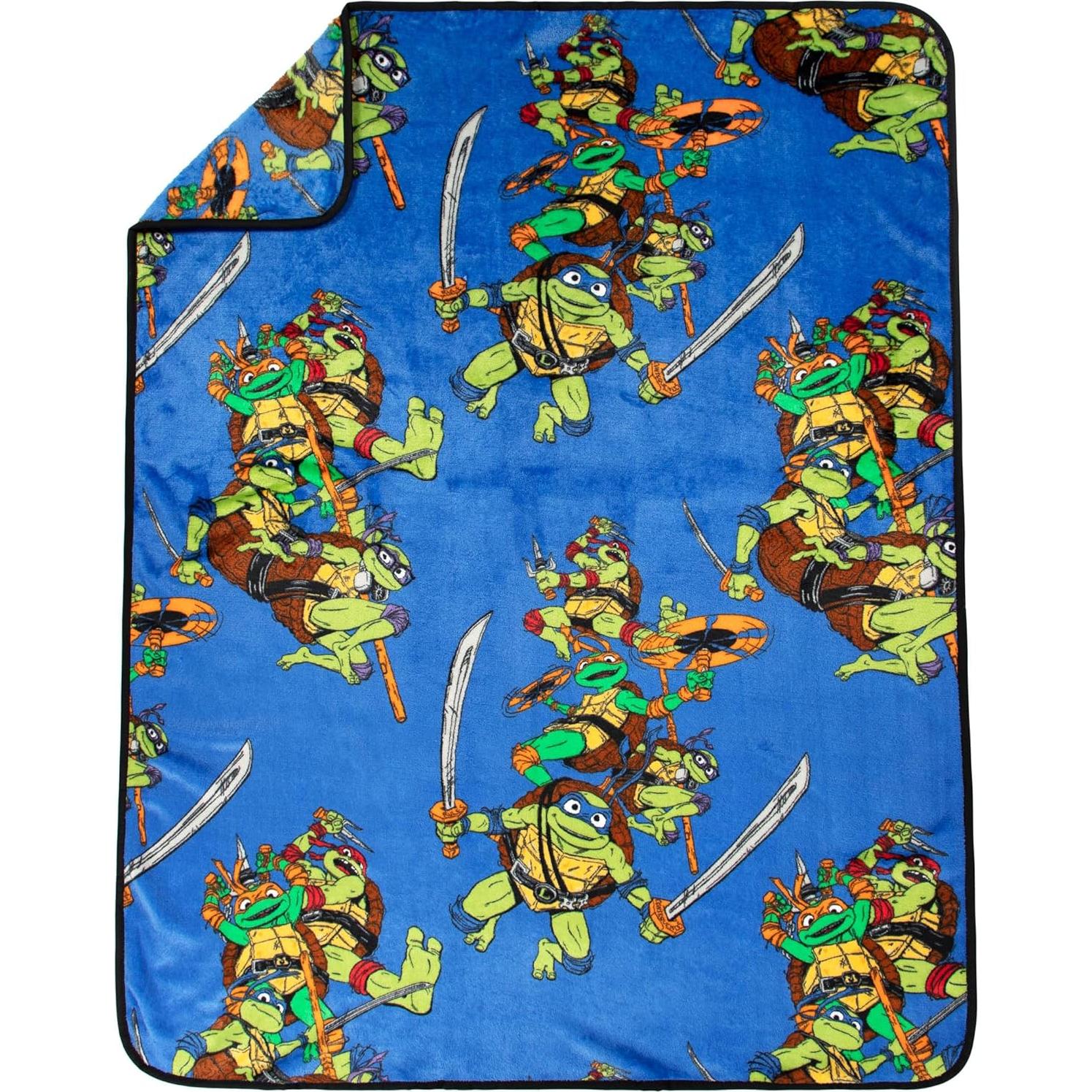 Set de Manta y Almohada Jay Franco Tortugas Ninja Leonardo 2 Piezas