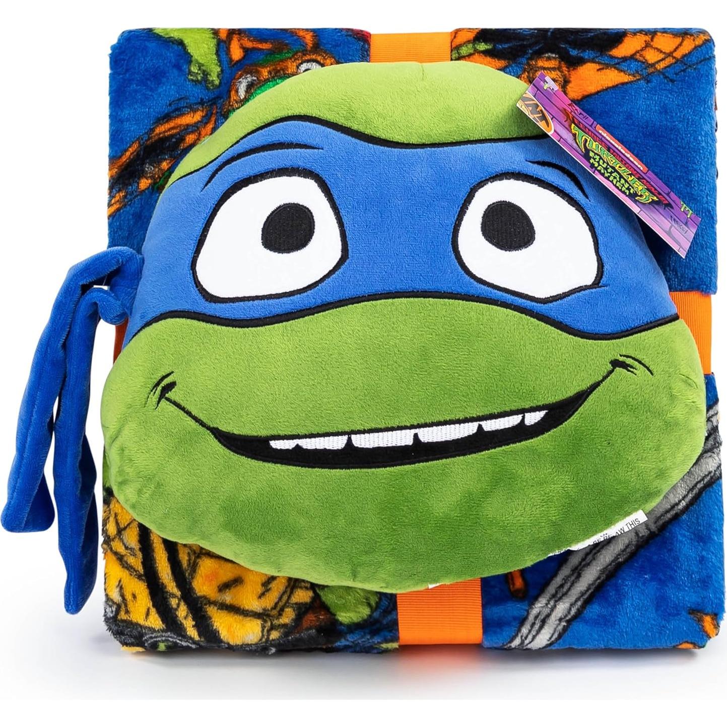 Set de Manta y Almohada Jay Franco Tortugas Ninja Leonardo 2 Piezas