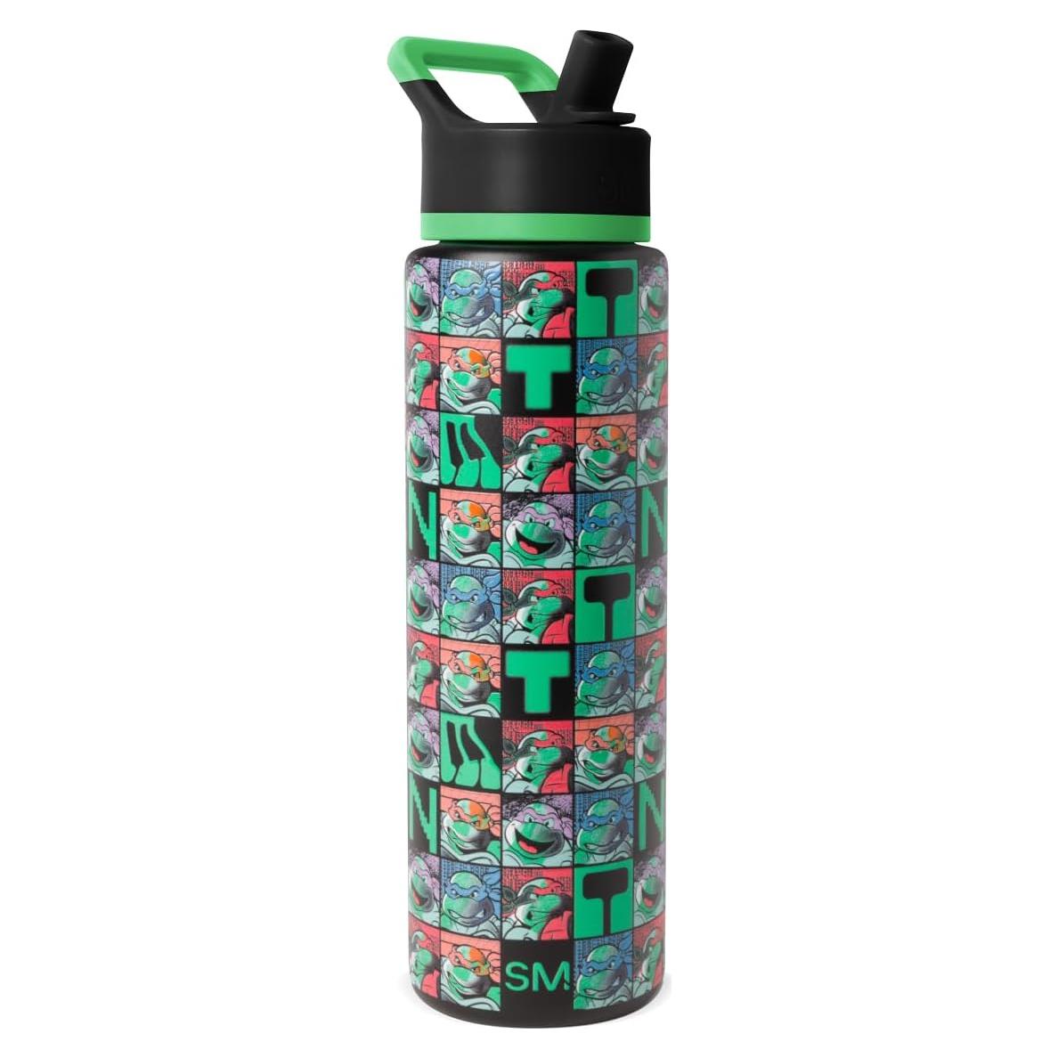 Botella de Agua Simple Modern TMNT 30oz Acero Inoxidable