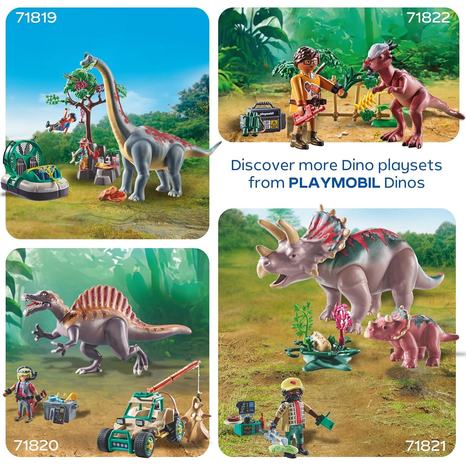 Set de Triceratops Playmobil 71821 - Dinosaurios Educativos