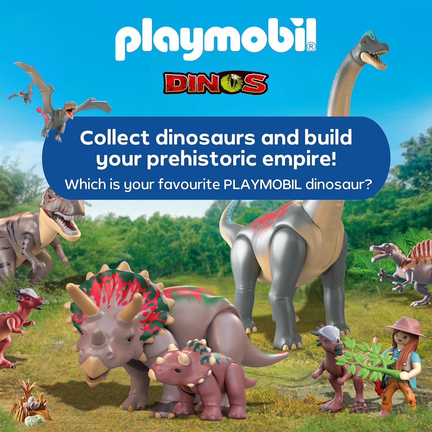 Set de Triceratops Playmobil 71821 - Dinosaurios Educativos