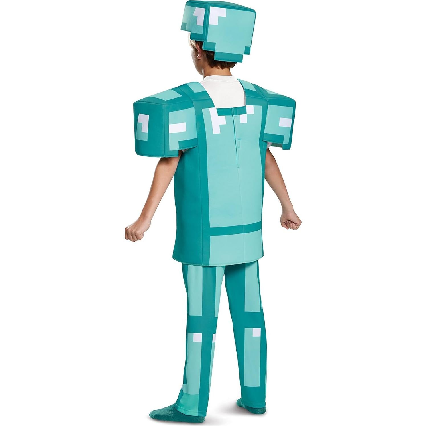 Disfraz Deluxe Armadura de Diamante Minecraft Niños L (10-12)