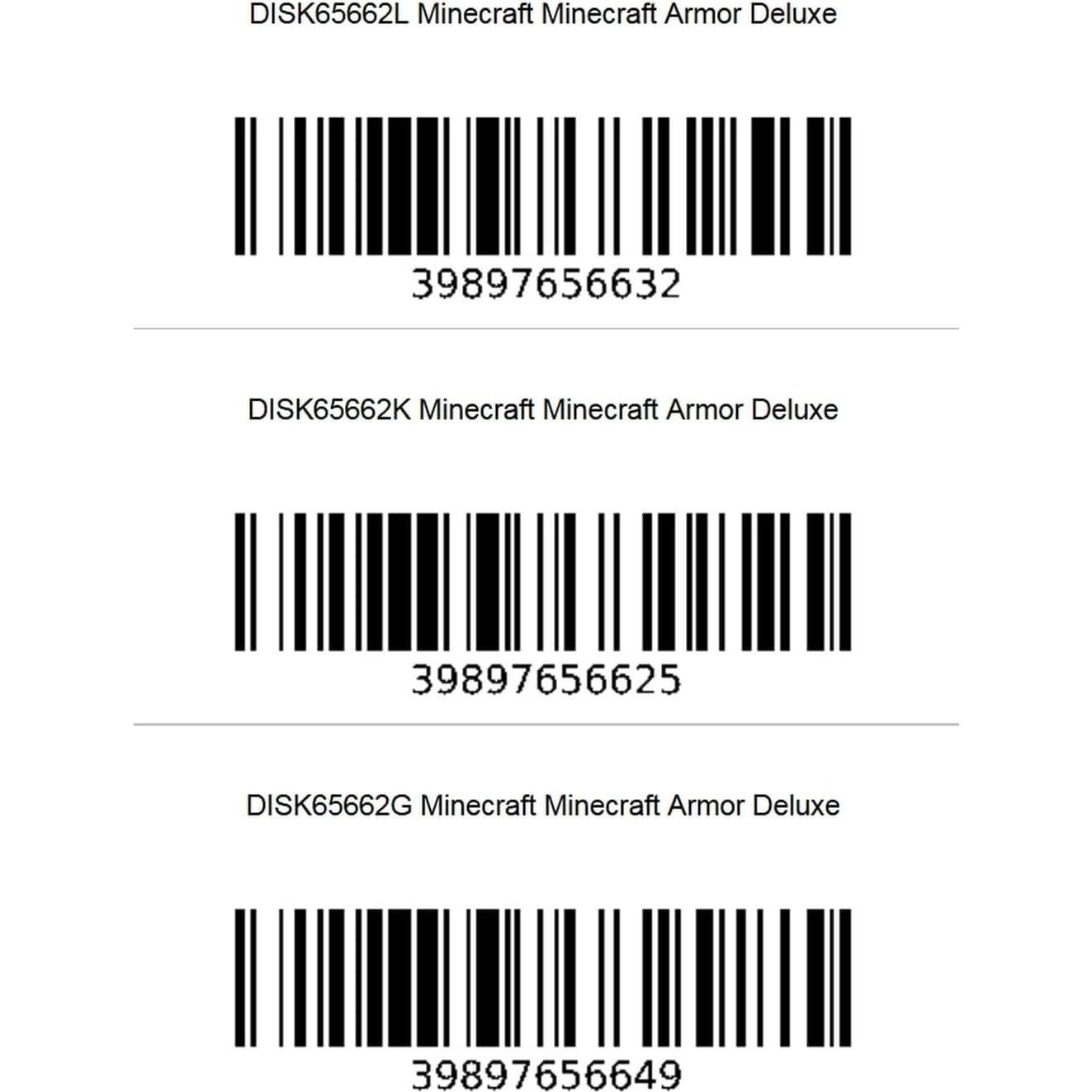 Disfraz Deluxe Armadura de Diamante Minecraft Niños L (10-12)