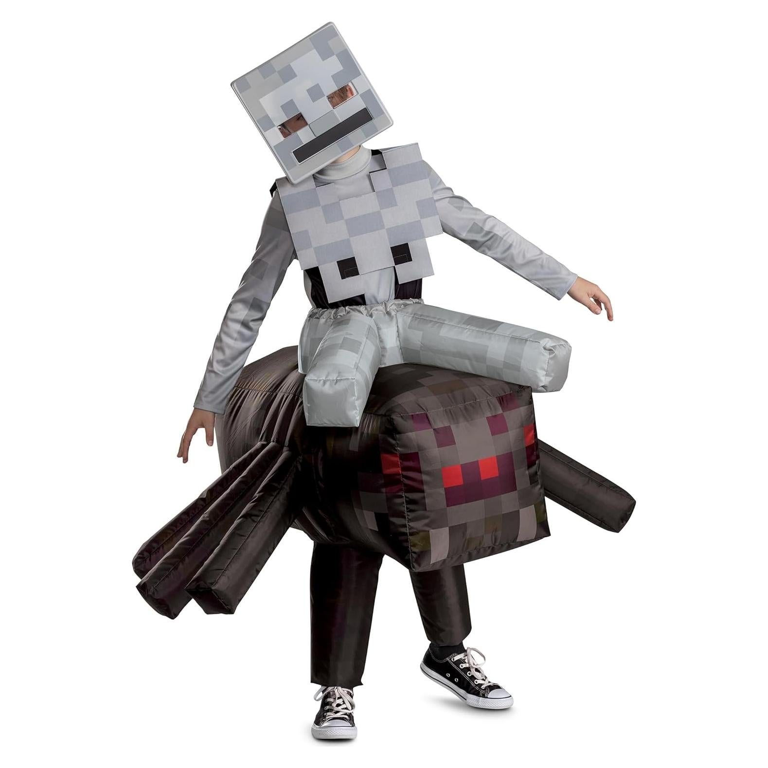 Disfraz Inflable Jinete de Araña Minecraft S (4-6)