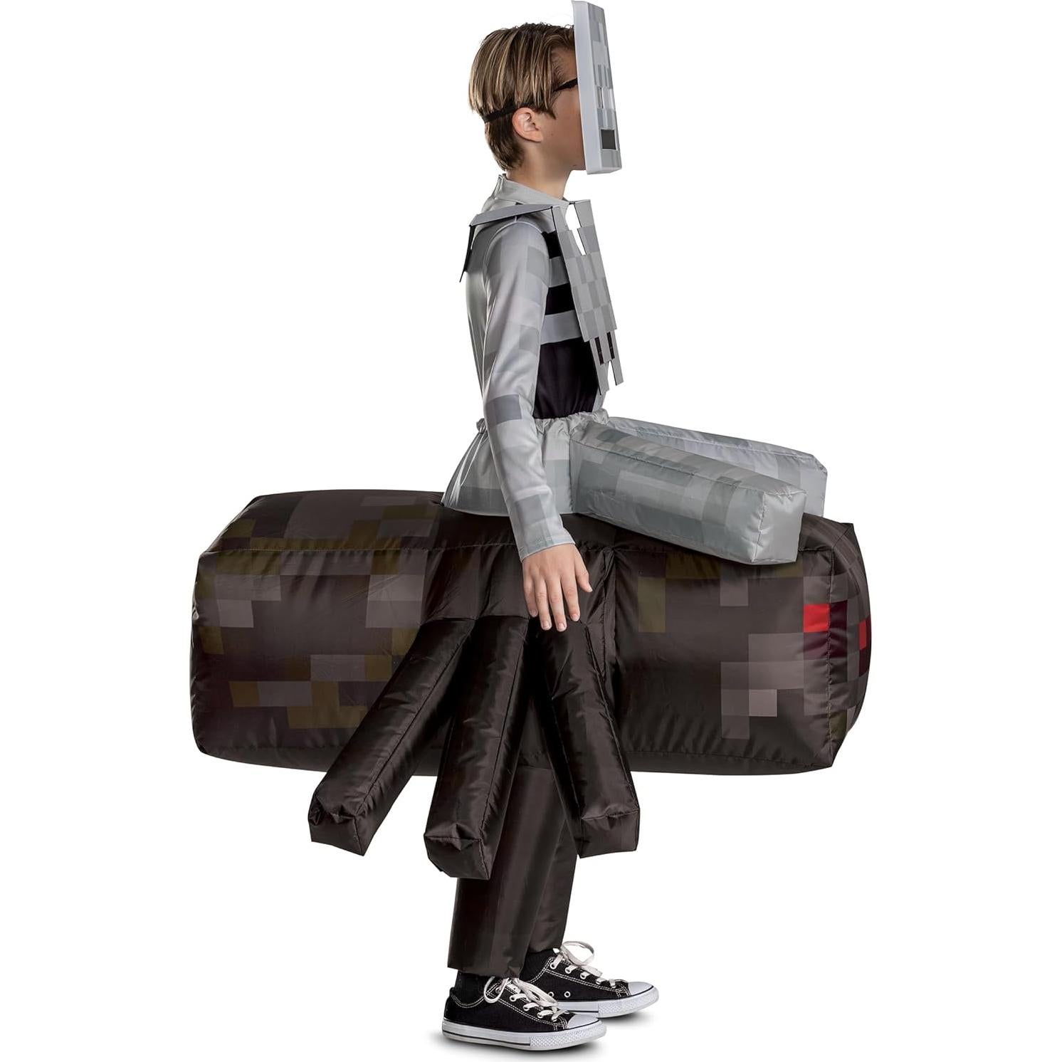 Disfraz Inflable Jinete de Araña Minecraft S (4-6)