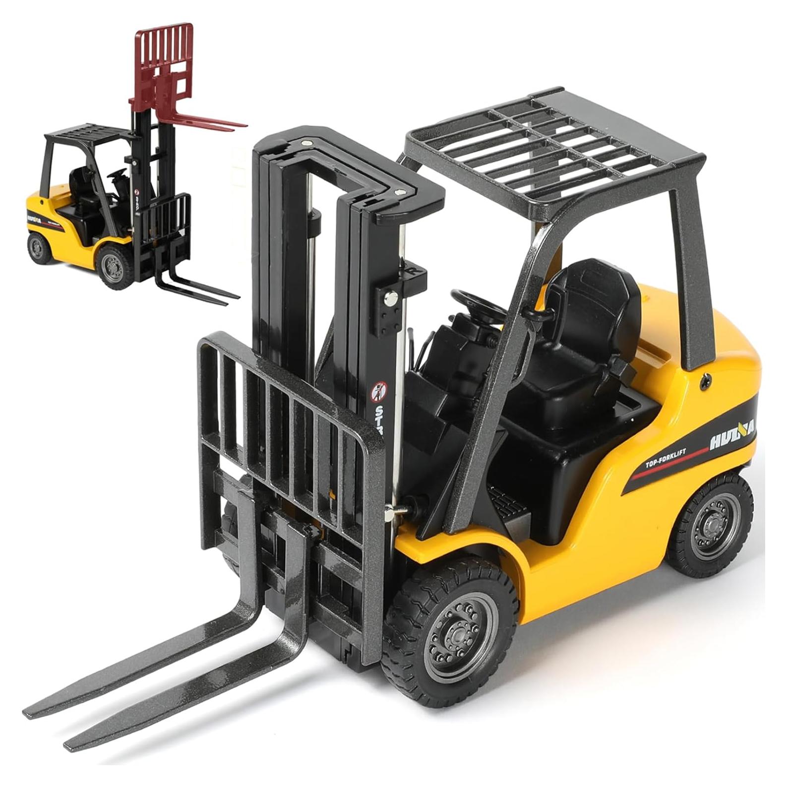 Montacargas Elevable SHINESIGNAL Amarillo 1:20 Metal 0.54 kg