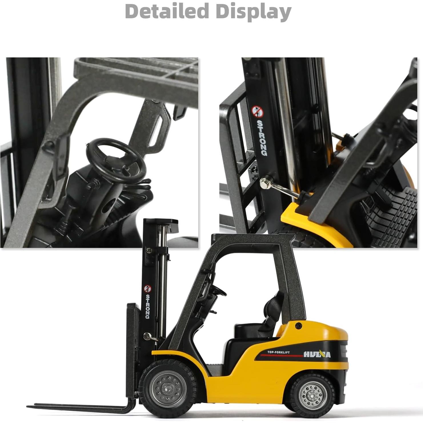 Montacargas Elevable SHINESIGNAL Amarillo 1:20 Metal 0.54 kg